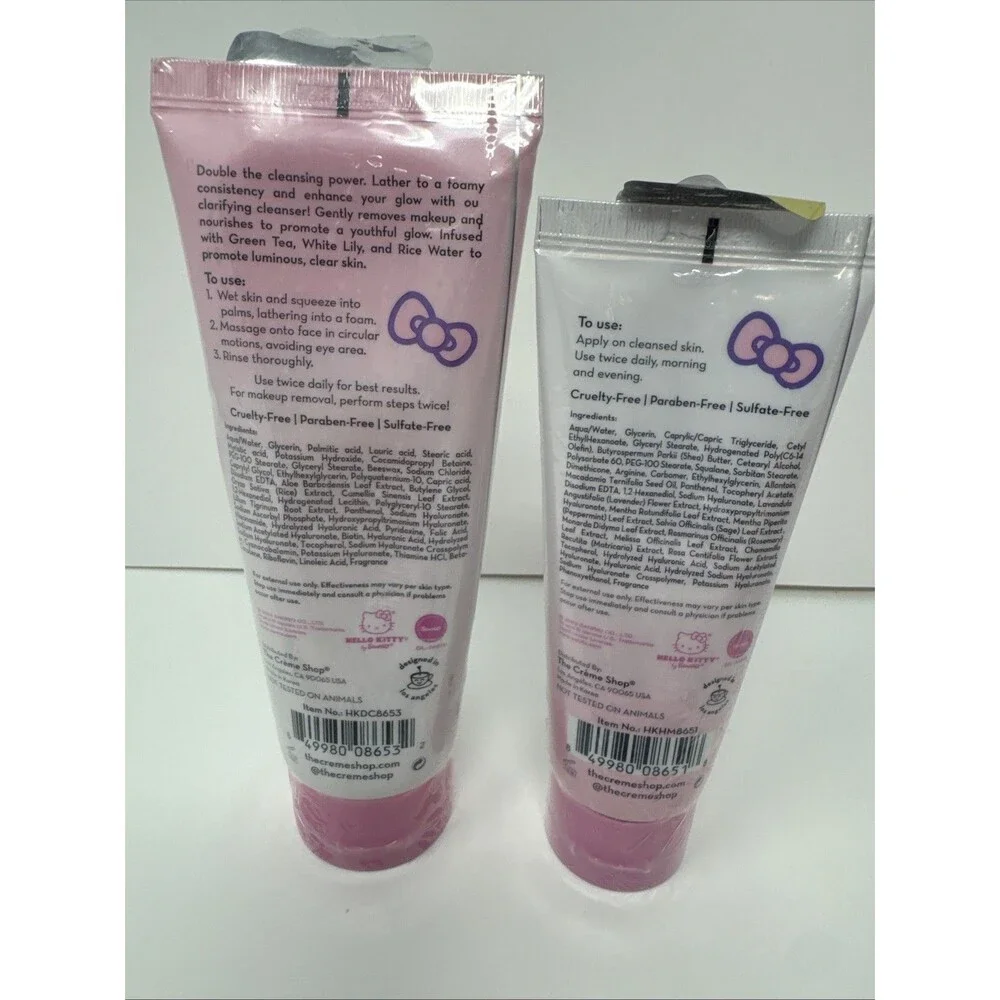 The Crème Shop x Hello Kitty Skincare Collection 9 Pack NEW SEALED pink water